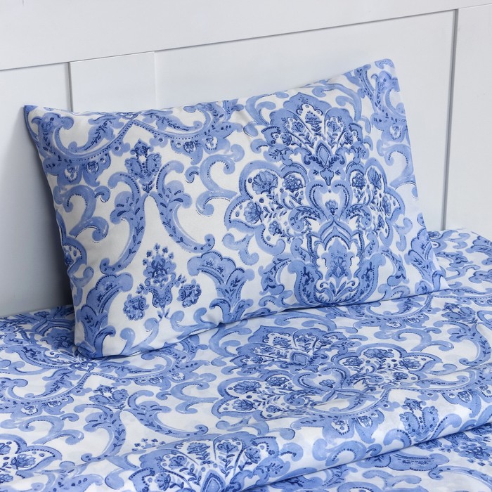 

Постельное бельё 1,5сп Экономь и Я Waves143х215см, 145х214см, 50х70см-1шт, 60г/м2, микрофибра