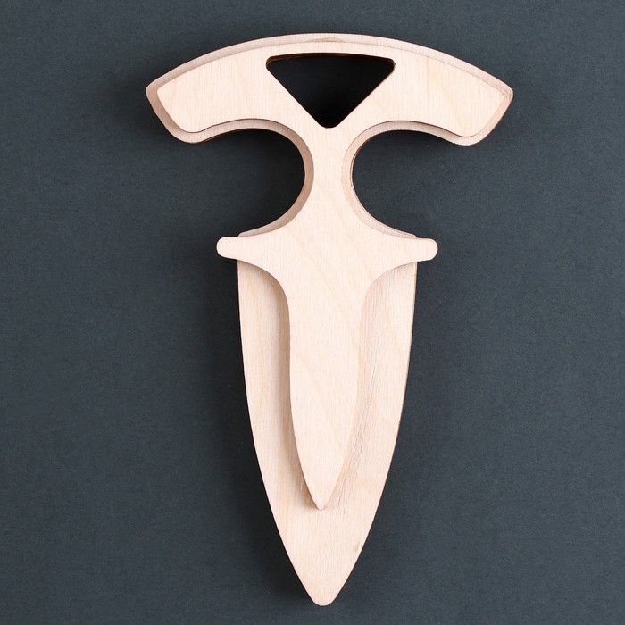 фото Модель из дерева «нож тычковый» лесная мастерская