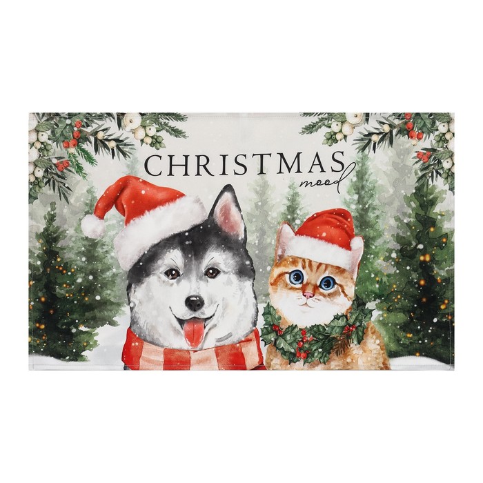 

Полотенце Этель Christmas mood 40х73 см, 100% хлопок, саржа 190 г/м2