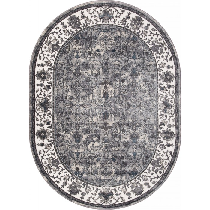 

Ковёр овальный Atlantis d741, размер 280x380 см, цвет cream-gray