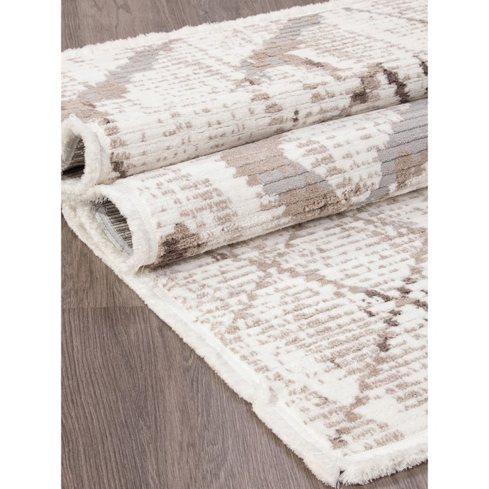 

Ковёр прямоугольный Joli A959AF, размер 160x230 см, цвет p.white / l.beige
