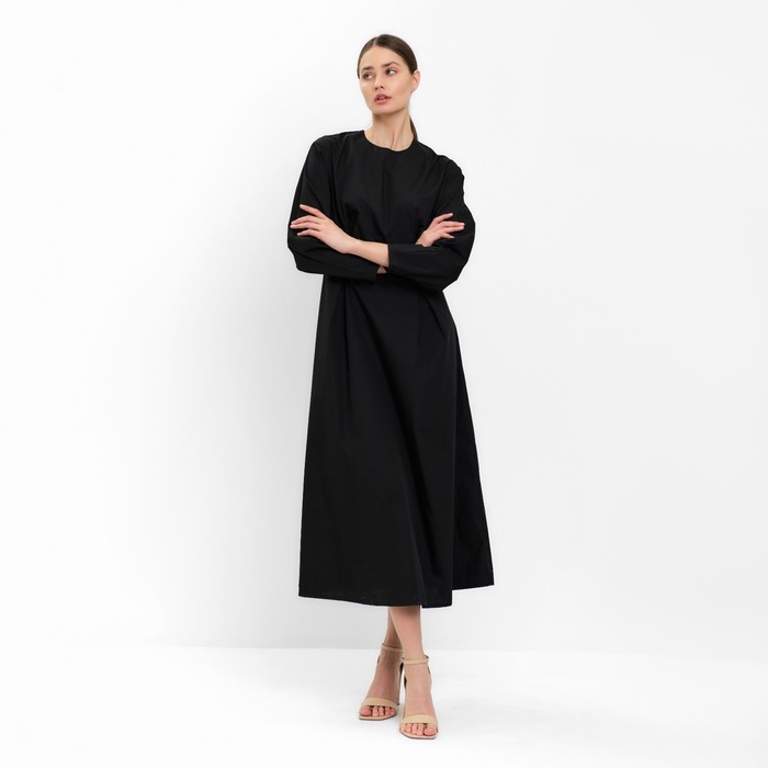 Платье женское MINAKU: Casual Collection цвет черный, р-р 52
