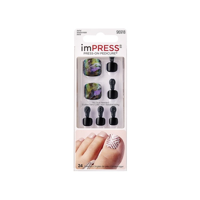 фото Твердый лак kiss impress toe nails bipt032 «ол инклюзив»