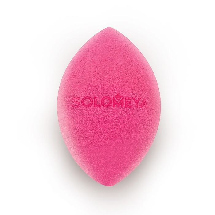 Спонж для макияжа Solomeya, со срезом, розовый