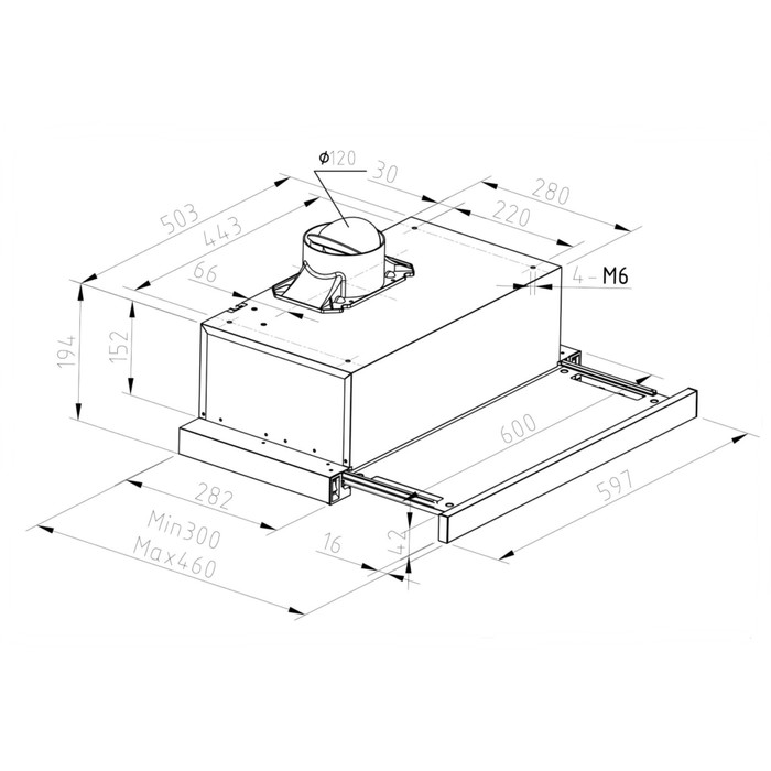 

Вытяжка Haier HVX-T671B, плоская, 700 м3/час, 2 режима, 60 см, чёрный