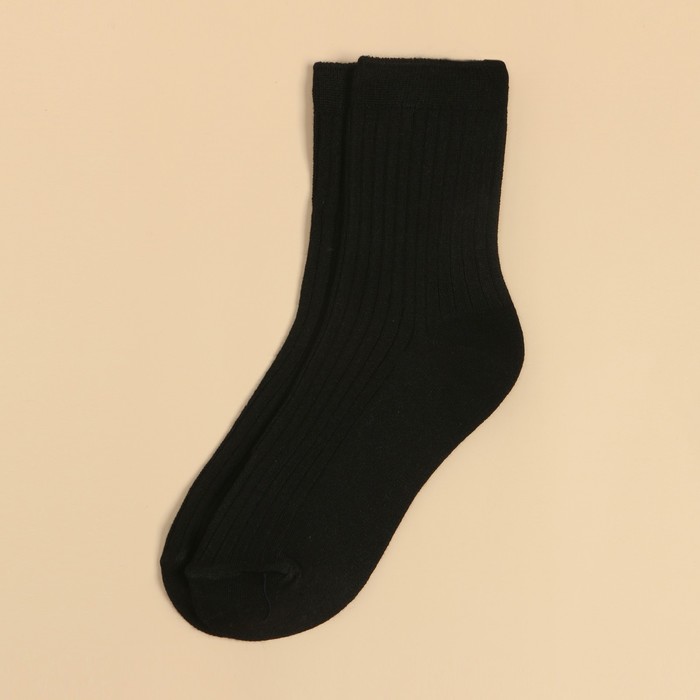 Носки детские KAFTAN BASIC р-р 14-16, чёрный носки детские kaftan дед мороз р р 14 16 серый