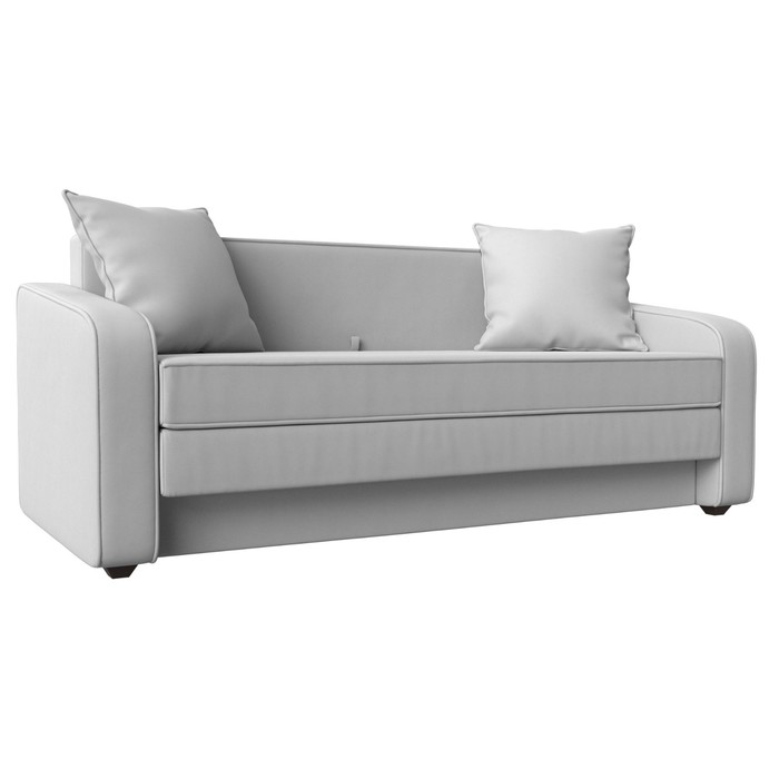 Прямой диван «Лига 013», механизм раскладной, экокожа, цвет белый прямой диван лига 013 механизм раскладной велюр цвет серый