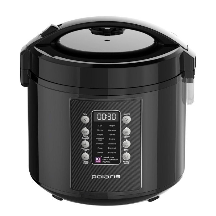 

Мультиварка Polaris PMC 0521, 750 Вт, 5 л, 15 программ, чёрная