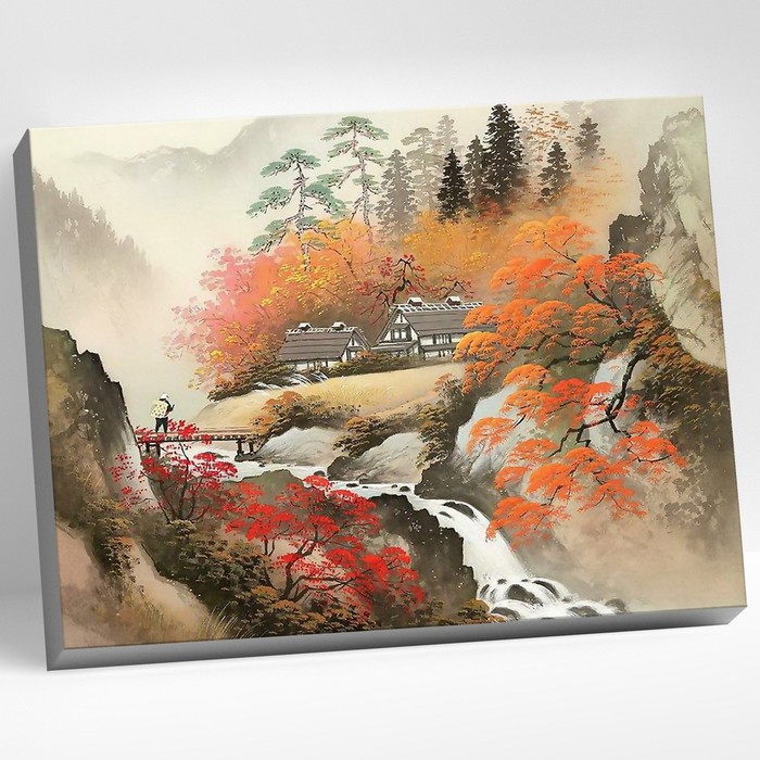 Картина по номерам 40 × 50 см «Японский пейзаж» 23 цвета картина по номерам genshin impact тома 23 цвета 30 x 40 см
