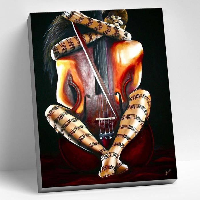 Картина по номерам 40 × 50 см «Музыка от души и для души» 18 цветов картины по номерам molly картина по номерам музыка от души и для души 40х50 см