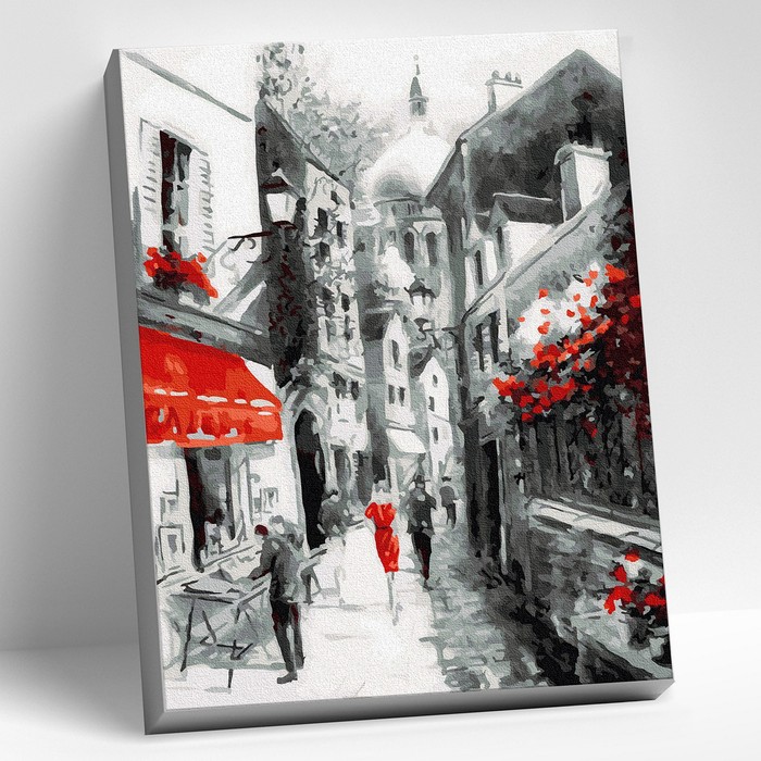Картина по номерам 40 × 50 см «Улочка старого города» 11 цветов картина по номерам 40 × 50 см улочка с кипарисами 28 цветов