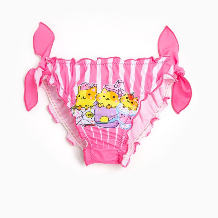 Плавки для девочек, цвет розовый, рост 104-110 см