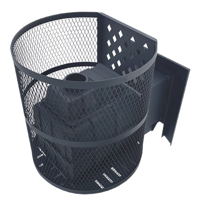 

Чугунная банная печь «Пегас Легион 22», панорамная дверь