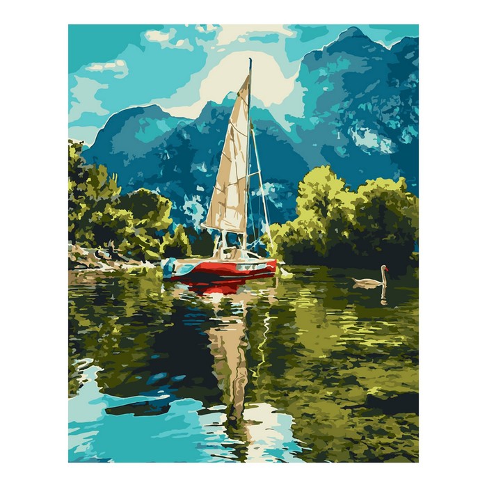 Картина по номерам на картоне 40 × 50 см «Регата»