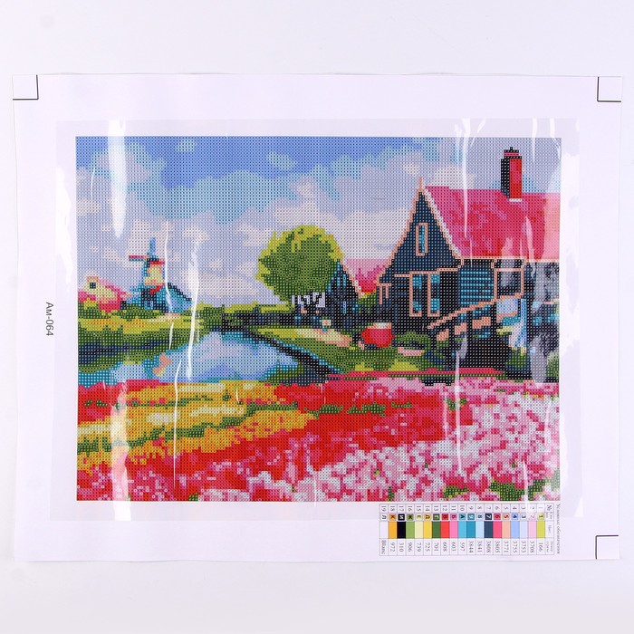 

Алмазная мозаика 30 × 40 см, (полное заполнение) «Голландская деревня»