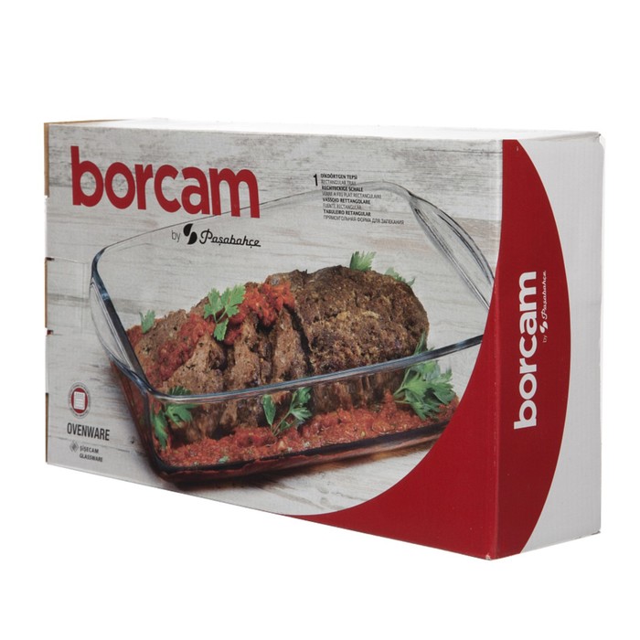 

Ёмкость для запекания Paşabahçe-Borcam, прямоугольная, 2.75 л