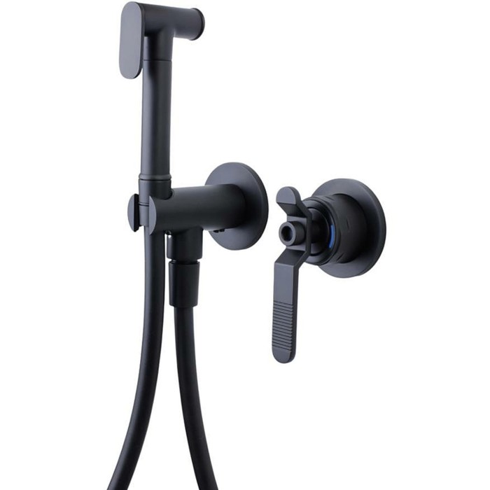 Смеситель для биде Bronze de Luxe 1760'S LOFT 3253SB, с гигиеническим душем, черный