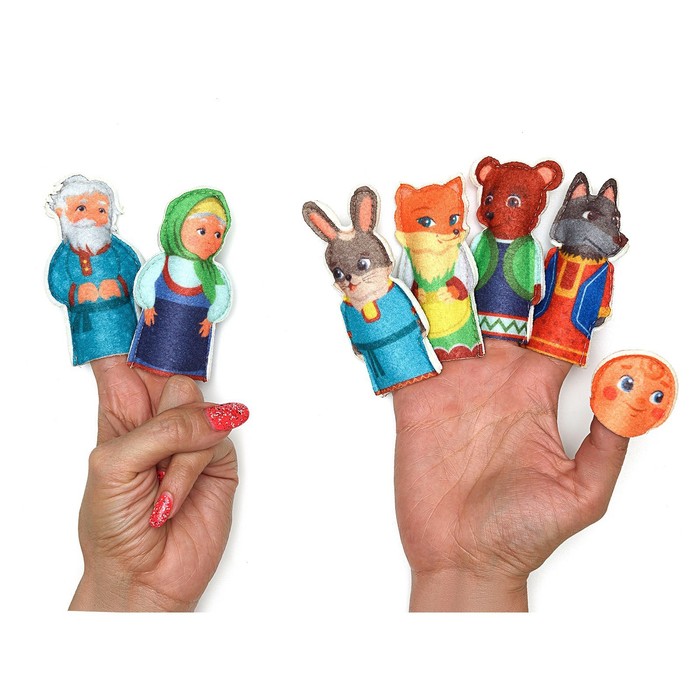 

Игра-конструктор «Колобок», 7 деталей, 9 см