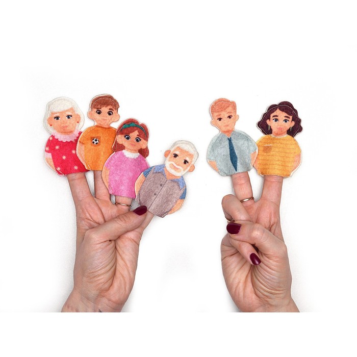 

Игра-конструктор «Семья», 6 деталей, 9 см