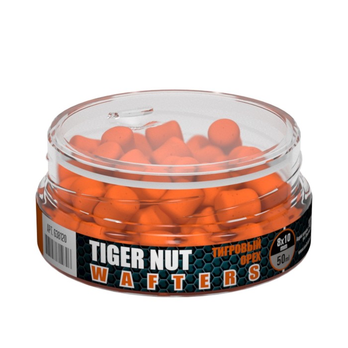 фото Бойл насадочный sonik baits wafters, тигровый орех, 8 х 10 мм, 25 г