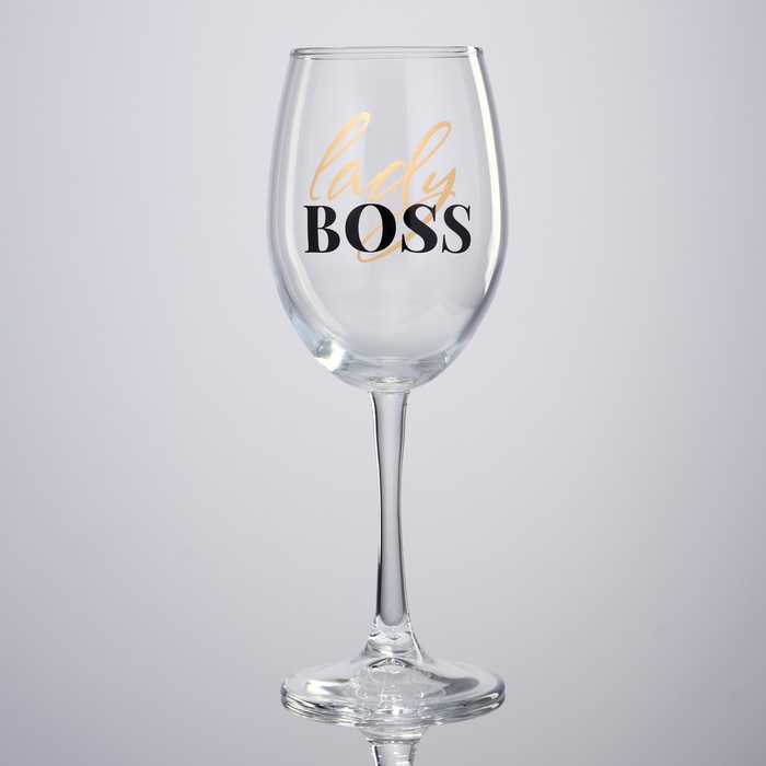 цена Бокал для вина «Lady boss», 360 мл