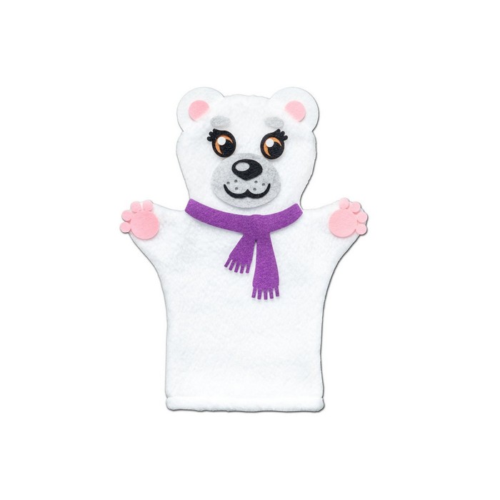 Пальчиковый театр кукла на руку «Белый медведь» пальчиковый театр кукла на руку лисичка