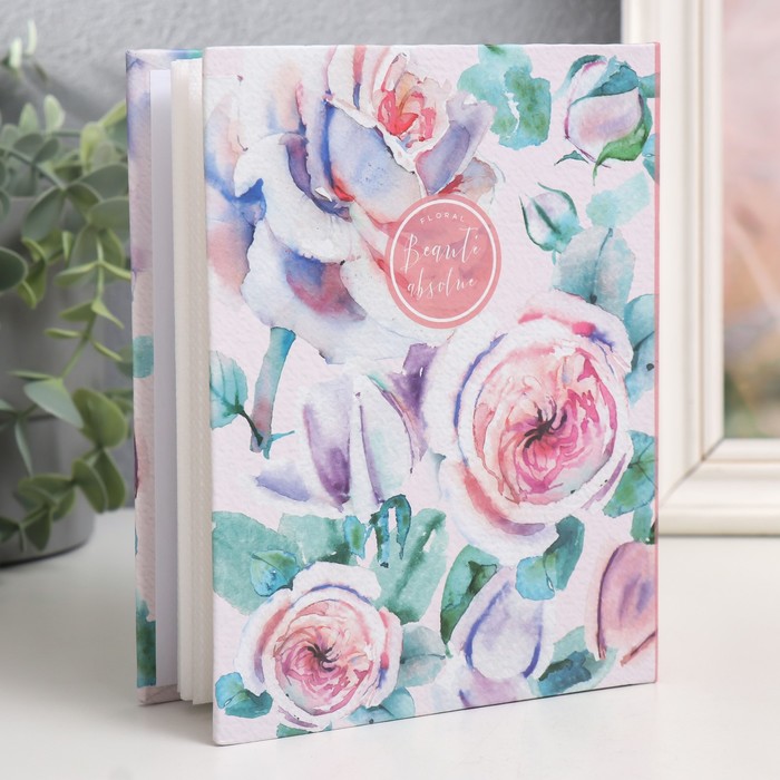 

Фотоальбом на 100 фото 10х15 см, пластик. листы "flora art" Розы