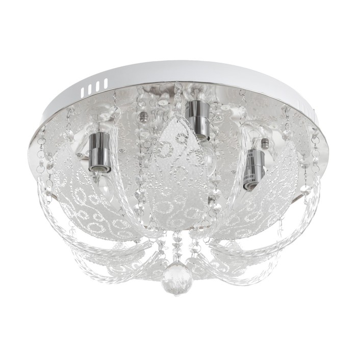 

Люстра 5962/400 CR хром 4х40Вт E14 LED ПДУ 40х40х21см