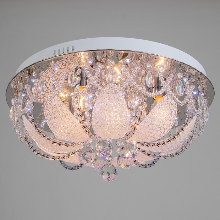 

Люстра 55728/500 CR хром 5х40Вт E14 LED ПДУ 50х50х25см