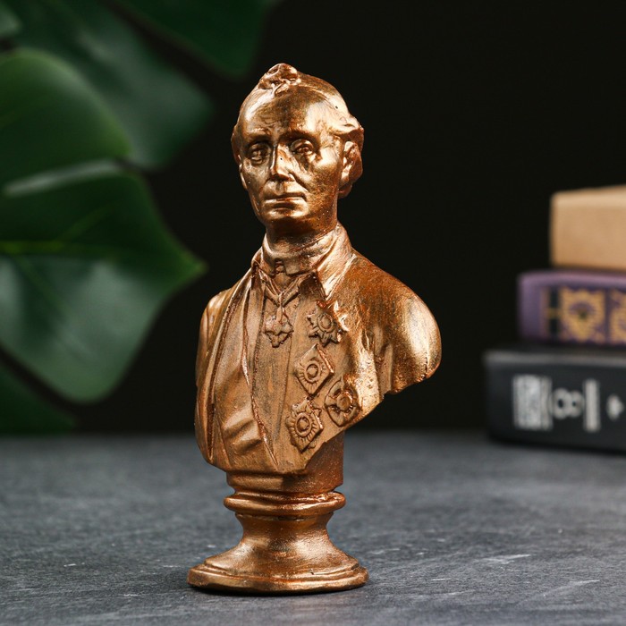 

Бюст Суворов, бронза, 10см