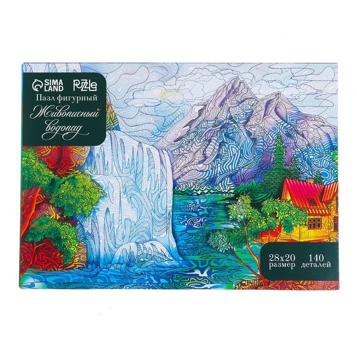 Пазл «Живописный водопад» + календарь мастер игрушек пазл живописный водопад календарь