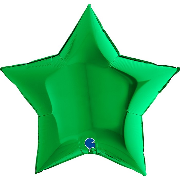 Шар фольгированный 9 «Звезда зелёная», мини-фигура шар фольгированный 9 сердце синее мини фигура