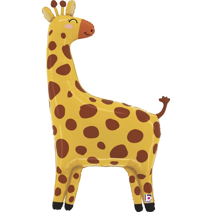Шар фольгированный 41 «Жираф», фигура шар фольгированный 36 фигура зомби