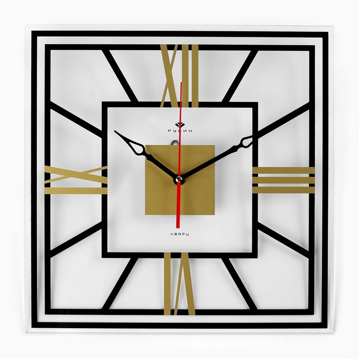 часы настенные интерьерные белая классика бесшумные 35 х 35 см Часы настенные, интерьерные Рим, бесшумные, 35 х 35 см