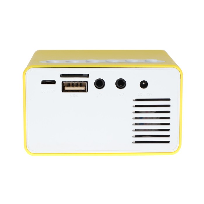 Проектор Unic T300, 800 лм,1920x1080, 800:1, ресурс лампы: 30000 часов, USB,HDMI, желтый