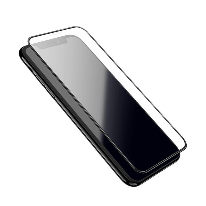 Защитное стекло Borofone для iPhone 13 /13 Pro/14, анти отпечатки, 0.33 мм, 9H, черная рамка защитное стекло hoco g1 для iphone 13 pro max пэт слой анти отпечатки черная рамка