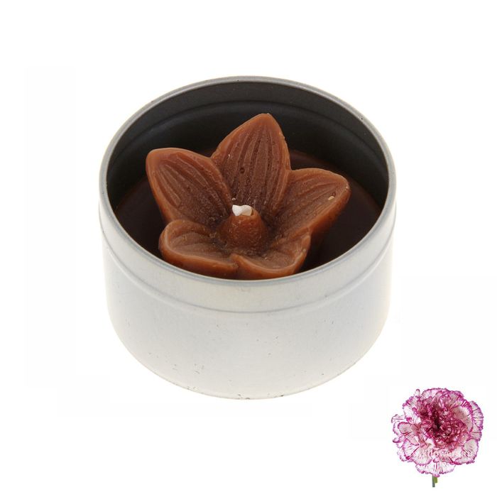 Свеча восковая в банке "Теплые чувства", аромат гвоздика