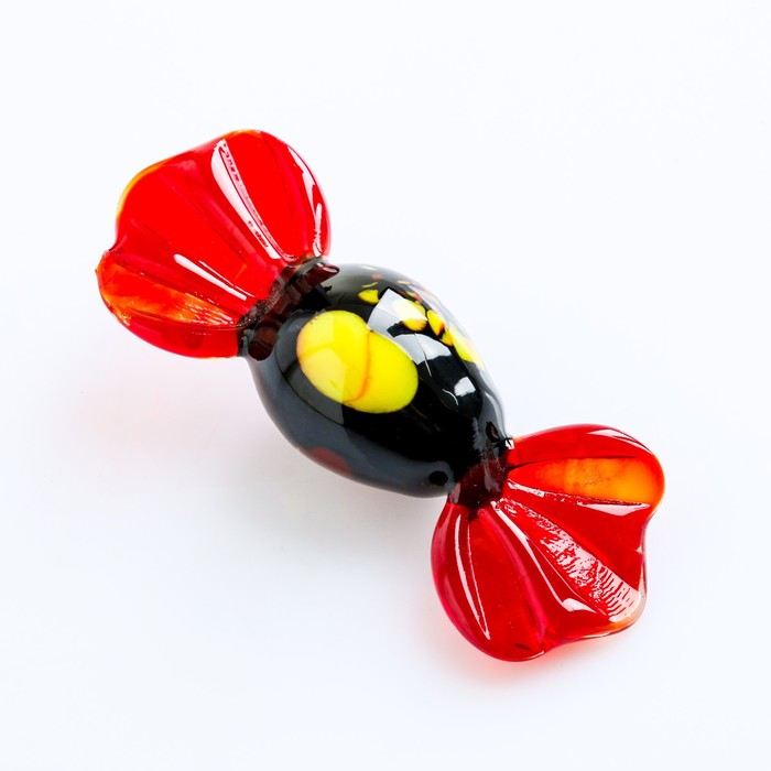 

Фигура из стекла "Конфета" 8х2,5см, МИКС
