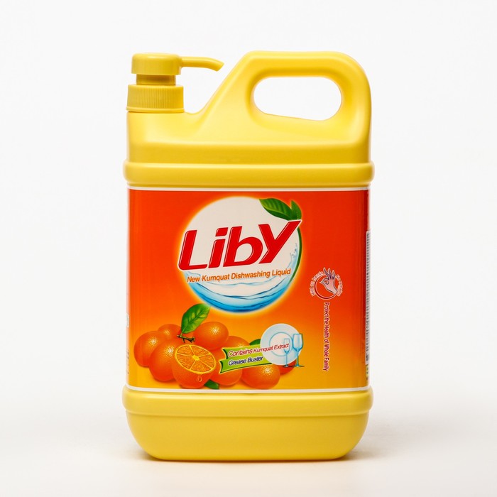 Средство для мытья посуды Liby «Чистая посуда» Апельсин, 1,5 кг