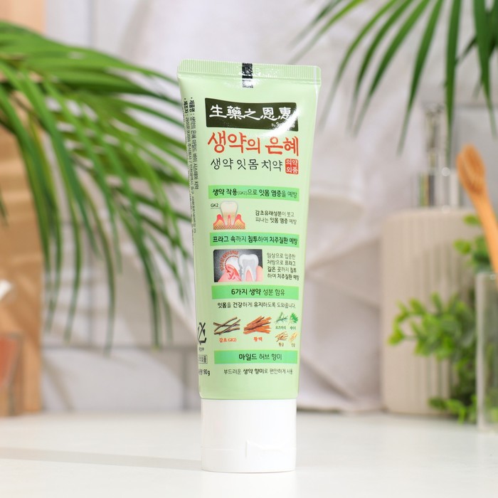 

Зубная паста LION фитотерапия 6 трав Mild, 90 гр