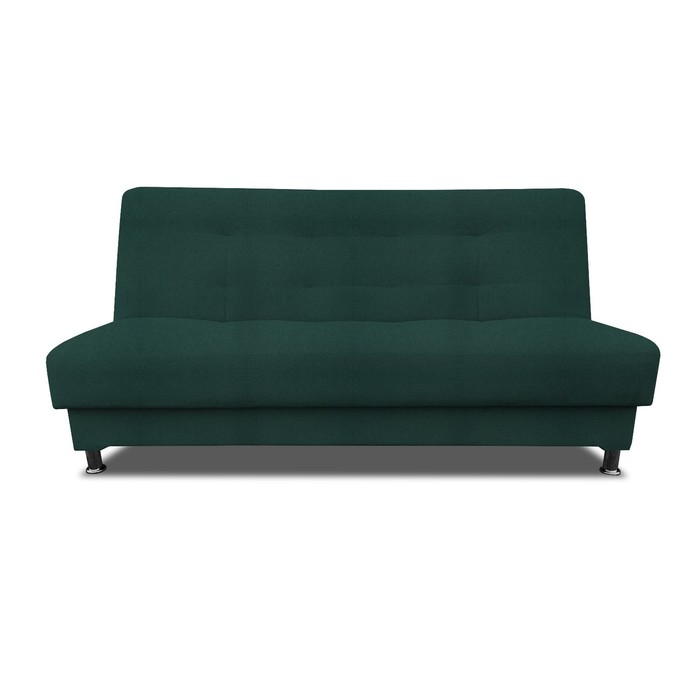 Прямой диван «Идальго», книжка, рогожка bahama plus, цвет plus emerald