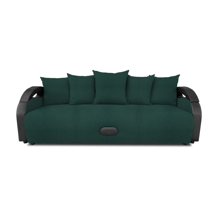 Прямой диван «Мария», еврокнижка, рогожка bahama plus, цвет emerald прямой диван идальго книжка рогожка bahama plus цвет plus emerald