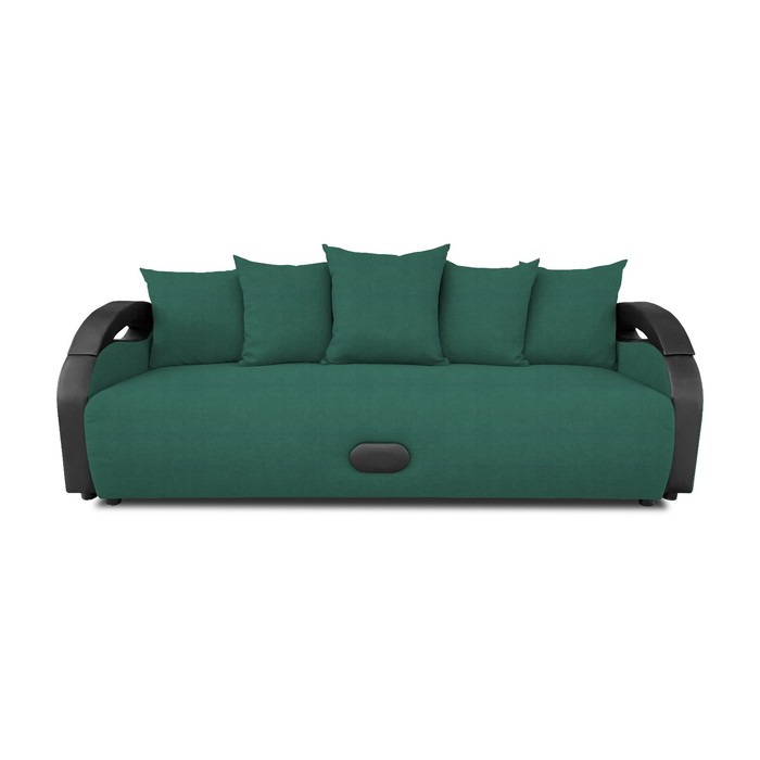 Прямой диван «Мария», еврокнижка, велюр bingo, цвет green диван кровать парма bingo green