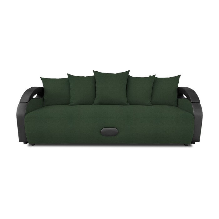 Прямой диван «Мария», еврокнижка, велюр dream, цвет forest 30367