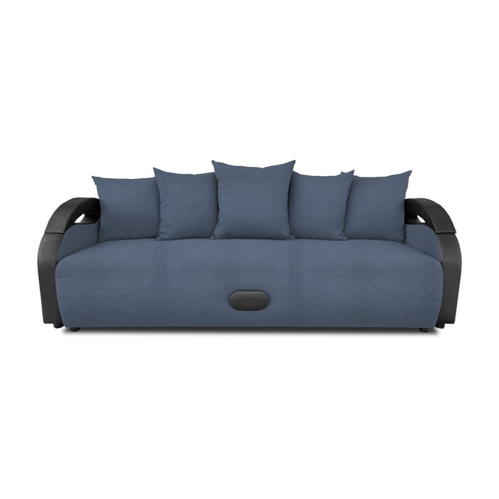 Прямой диван «Мария», еврокнижка, велюр dream, цвет ocean 30367