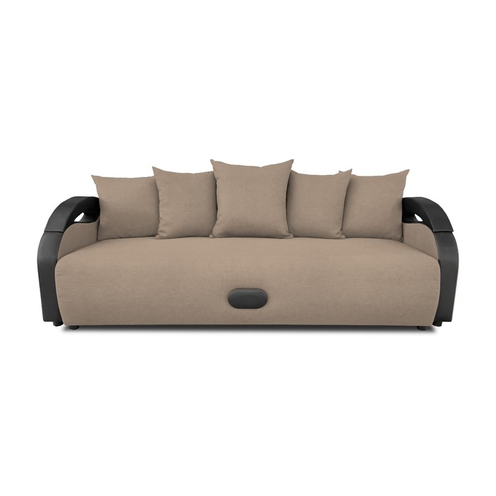 Прямой диван «Мария», еврокнижка, велюр dream, цвет sand 30367