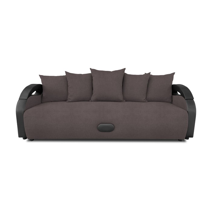 Прямой диван «Мария», еврокнижка, велюр dream, цвет stone 30367