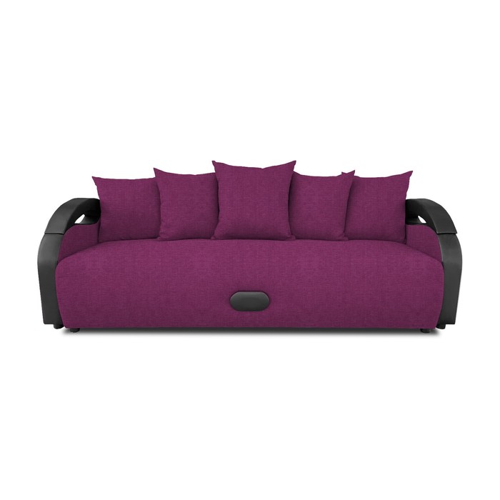 Прямой диван «Мария», еврокнижка, рогожка savana, цвет berry диван ларт berry