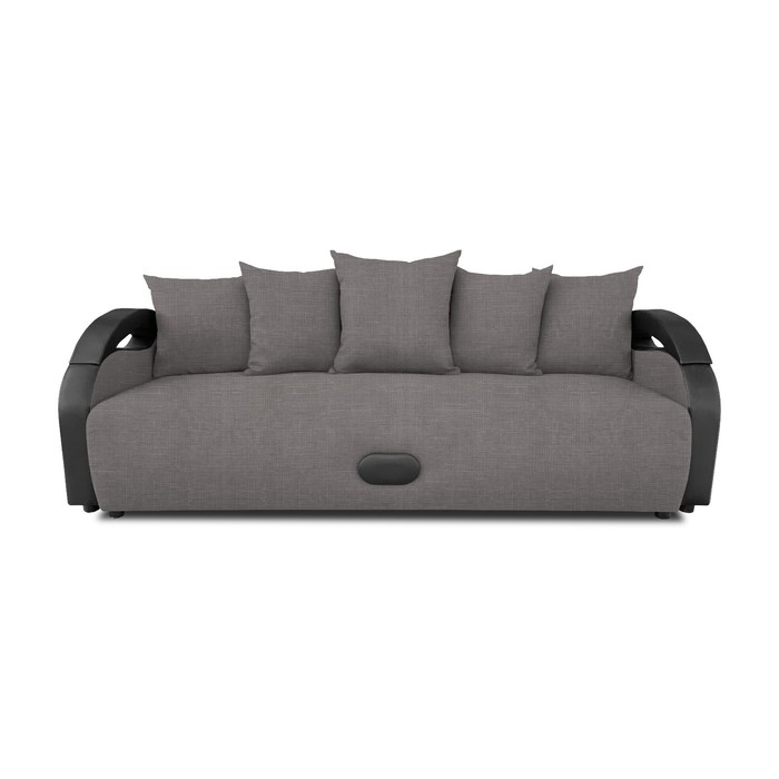 Прямой диван «Мария», еврокнижка, велюр vital, цвет dove