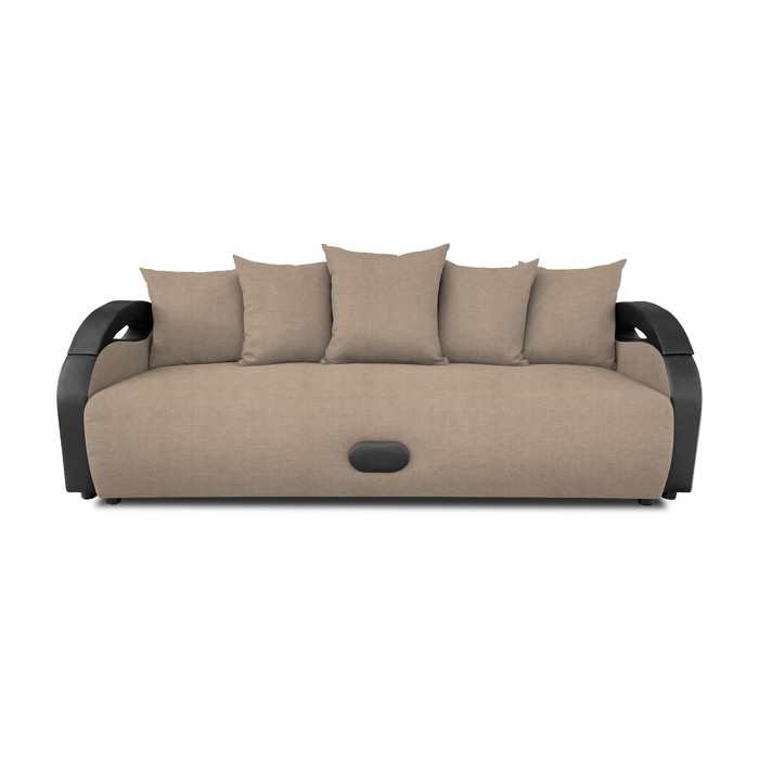 Прямой диван «Мария», еврокнижка, велюр vital, цвет sand 28535